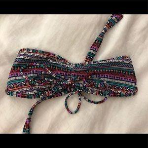 Tribal Bikini Top with Tie Adult Small or Kids M/L